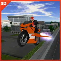 飞行摩托车特技模拟3D
